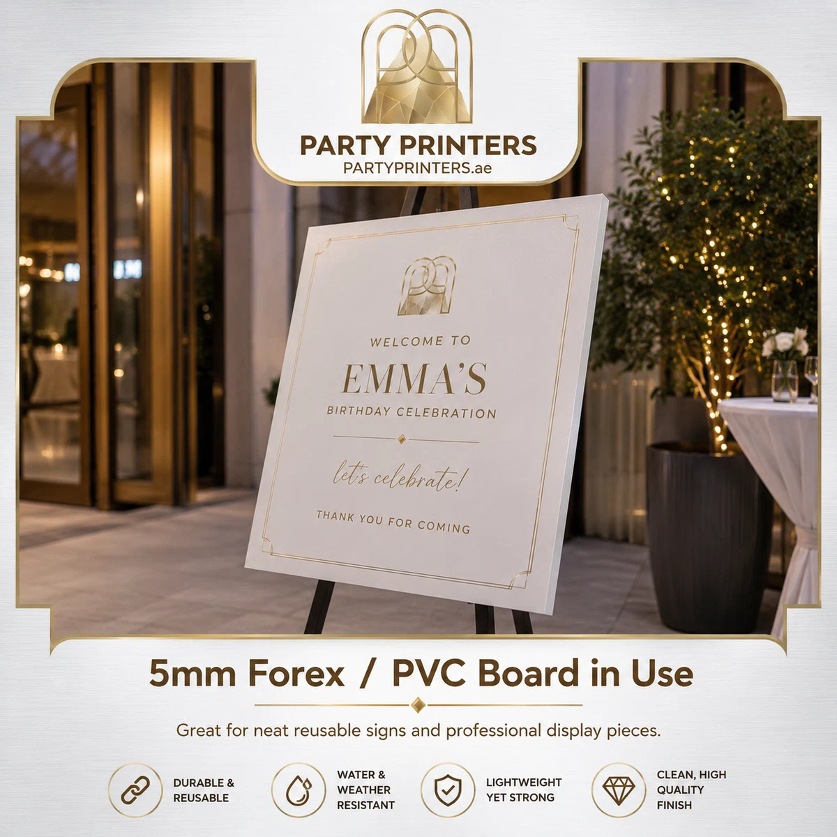 5mm Forex / PVC Board