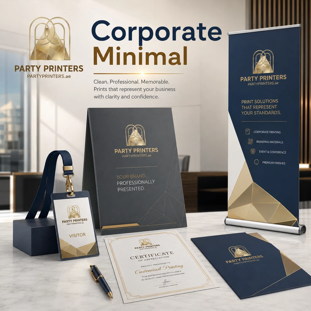 Corporate event printing