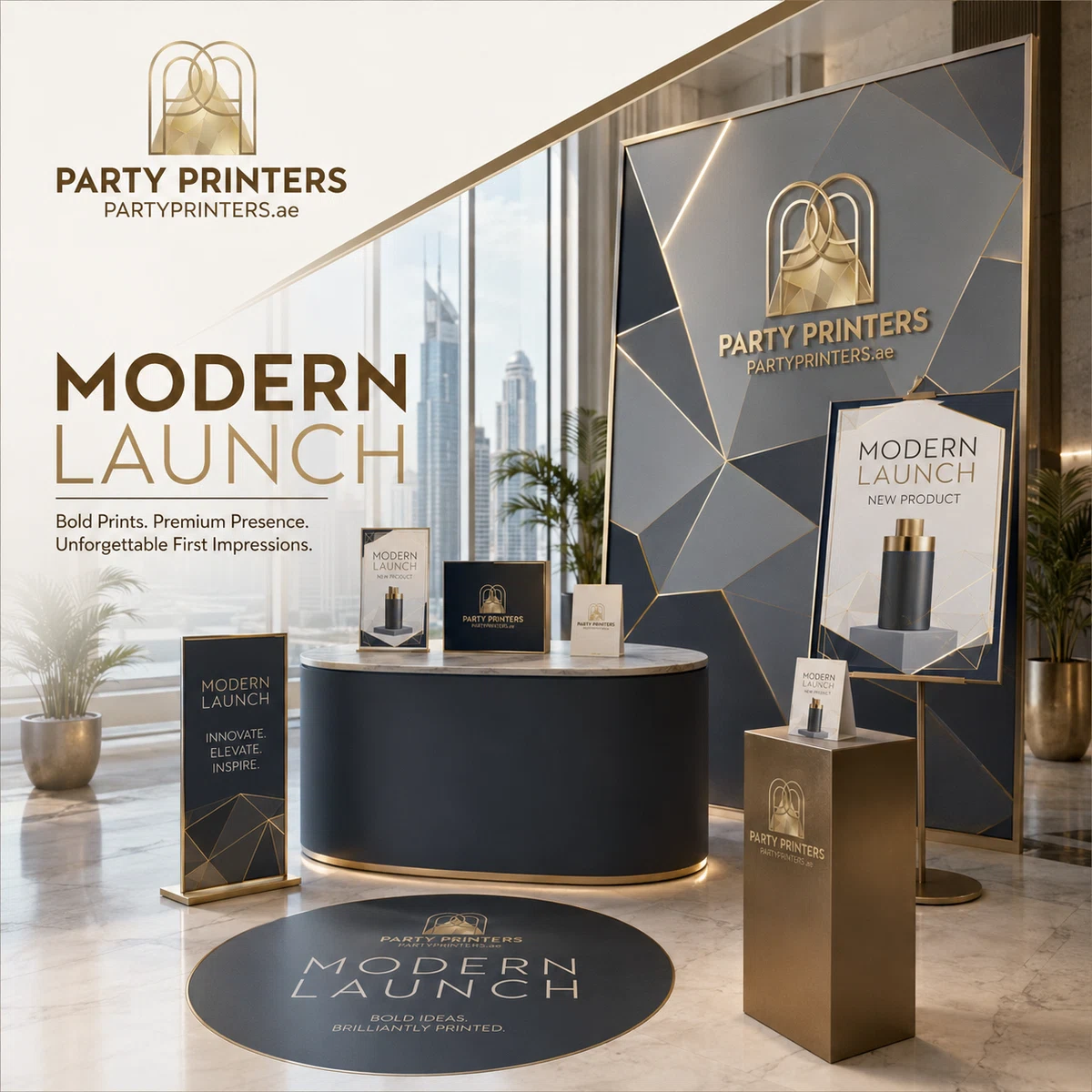 Professional event launch printing