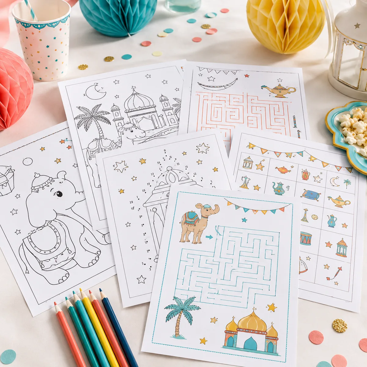 Party Activity Sheets