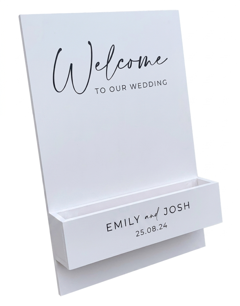 Custom Welcome Board | Personalized Event Welcome Sign with Premium Rigid Display Finish