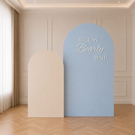 We Can Bearly Wait Baby Shower Backdrop Set – 2 Pieces