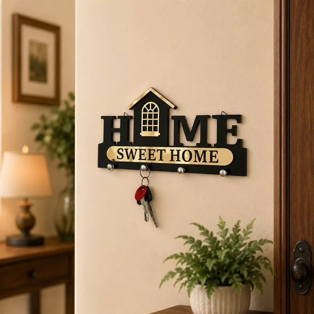 Home Sweet Home Wall Key Holder - Image 2