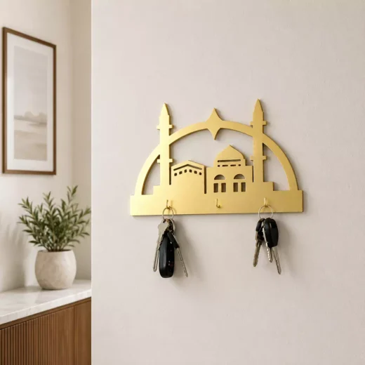 Mosque Silhouette Wall Key Holder