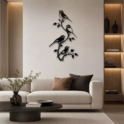 Botanical Bird Branch Wall Art