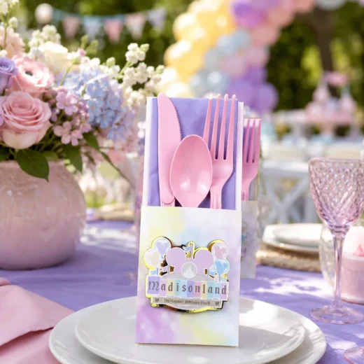 Pastel Unicorn Personalized Cutlery Set