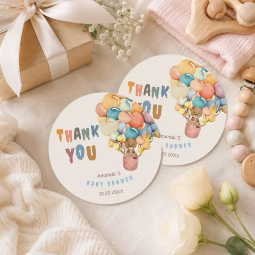 Sweet Treat Candy Thank You Balloon Tags