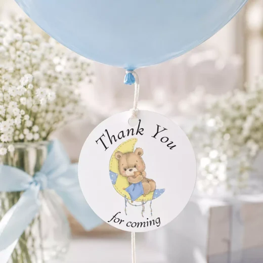 Princess Thank You Balloon Tags