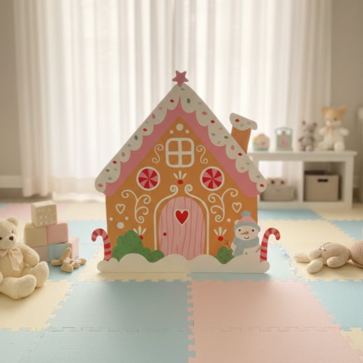 Gingerbread Candy House Character Cutout for Kids Parties