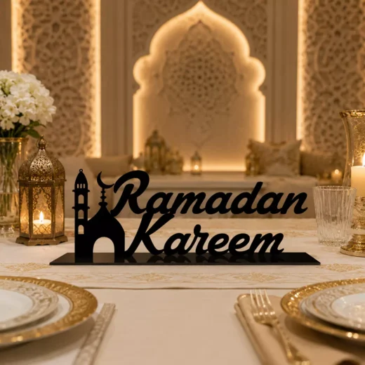 Ramadan Kareem Mosque Standee – Ramadan Eid Home Decor UAE