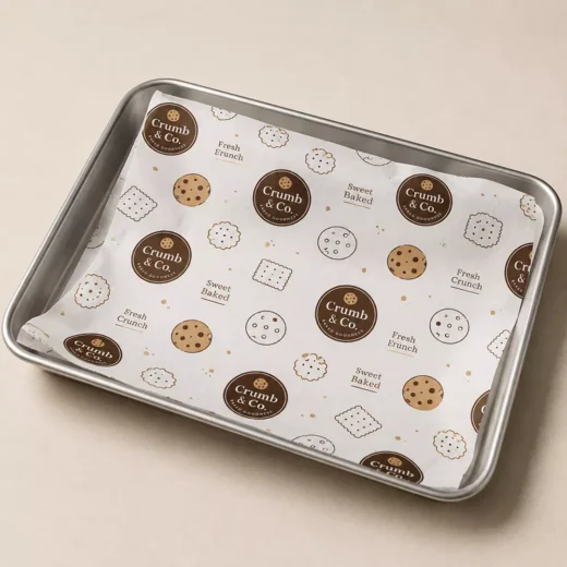 Branded Bakery Icon Wrap Paper – Custom Branded Food Wrap Paper UAE