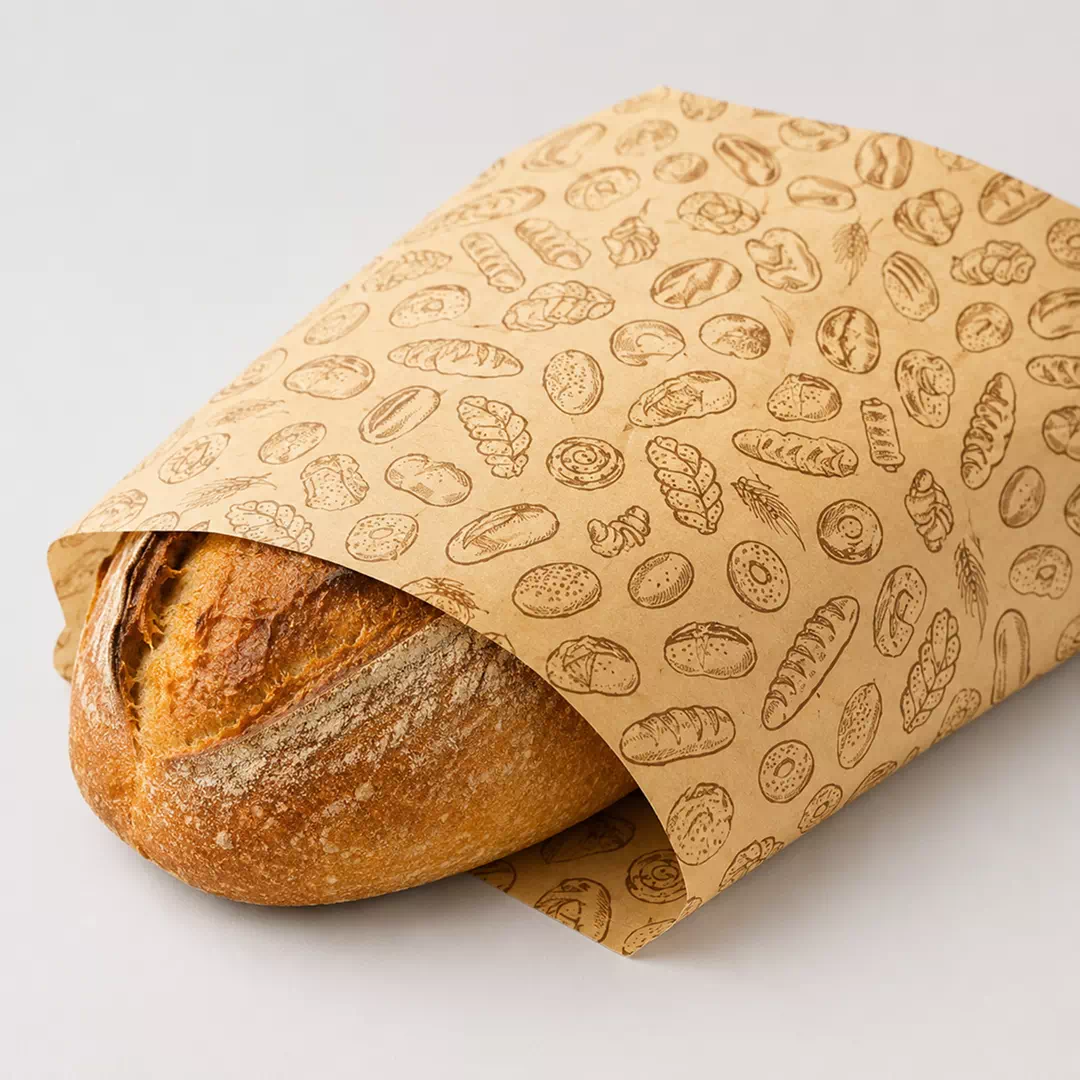 Branded Icon Pattern Food Sheet – Custom Branded Food Wrap Paper UAE - Image 3