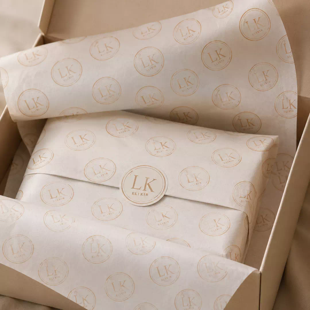 Personalised Monogram Tissue Paper – Custom Branded Tissue Paper UAE - Image 2