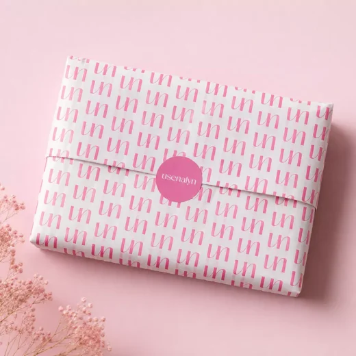 Branded Stripe Pattern Tissue Paper – Custom Branded Tissue Paper UAE
