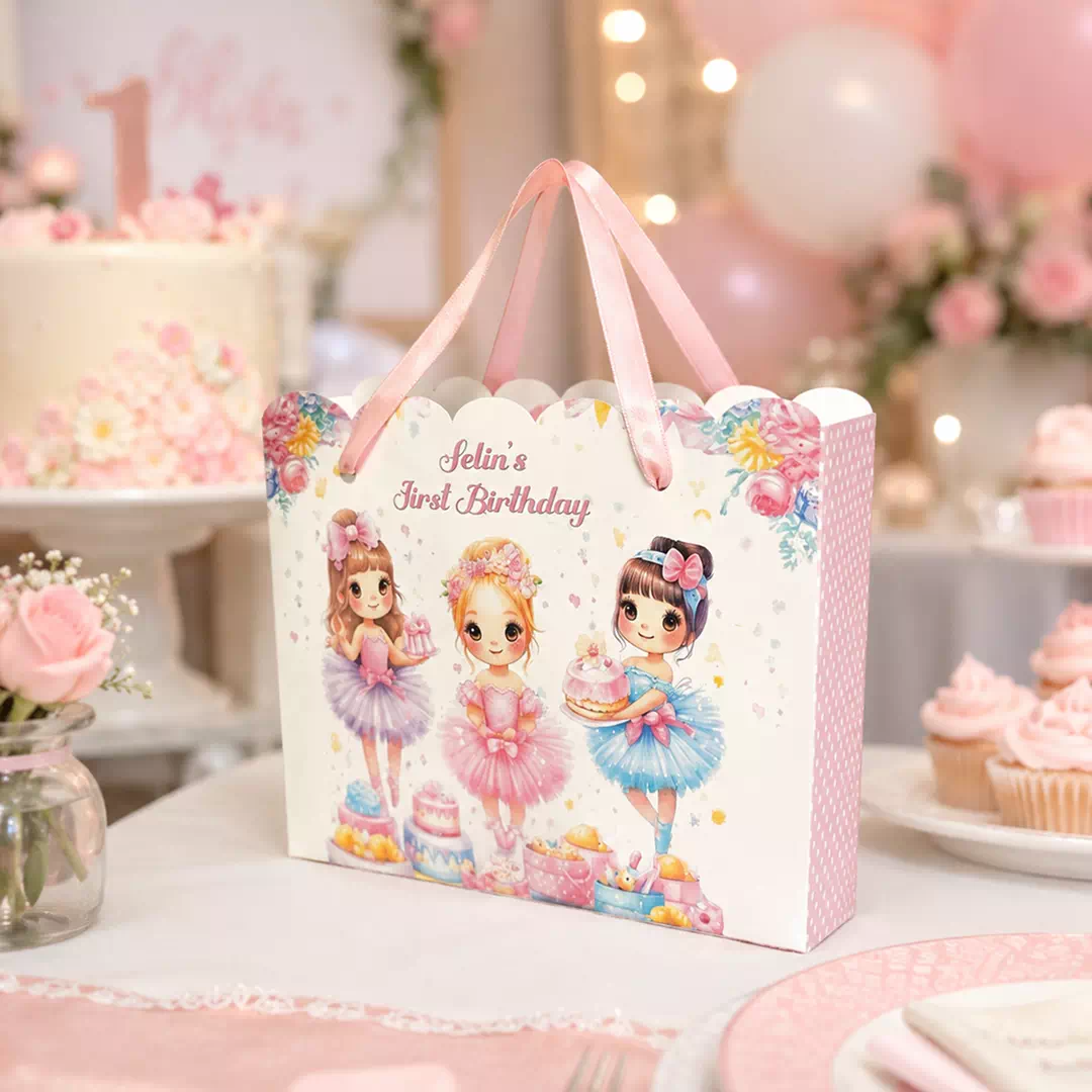 Custom Princess Ballerina Personalised Goodie Bag – Personalised Party Favour Bags UAE - Image 4