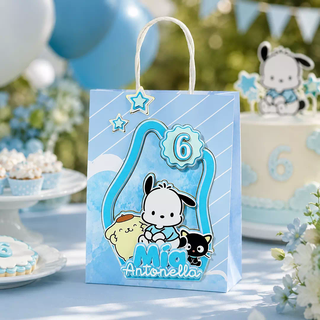 Custom Character Number Personalised Goodie Bag – Personalised Party Favour Bags UAE
