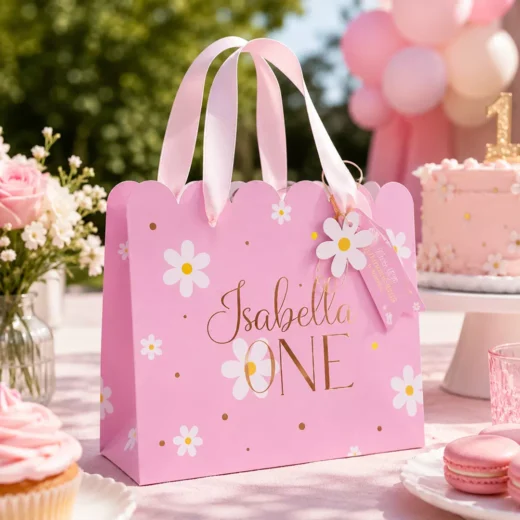 Custom Daisy Personalised Name Goodie Bag – Personalised Party Favour Bags UAE