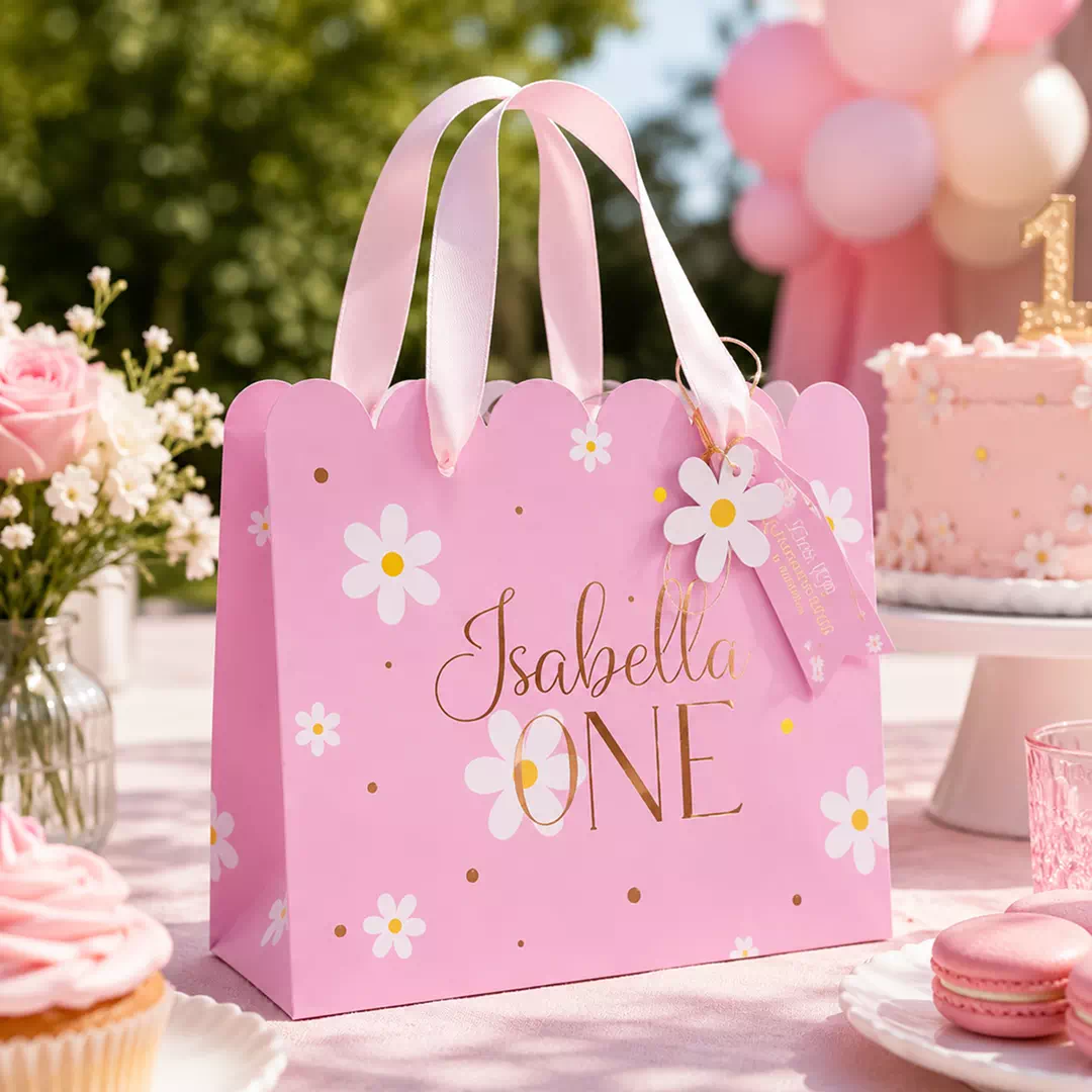 Custom Daisy Personalised Name Goodie Bag – Personalised Party Favour Bags UAE
