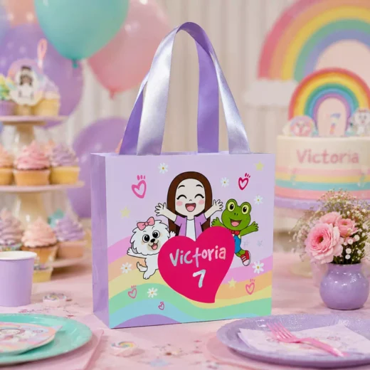 Custom Cartoon Character Personalised Goodie Bag – Personalised Party Favour Bags UAE