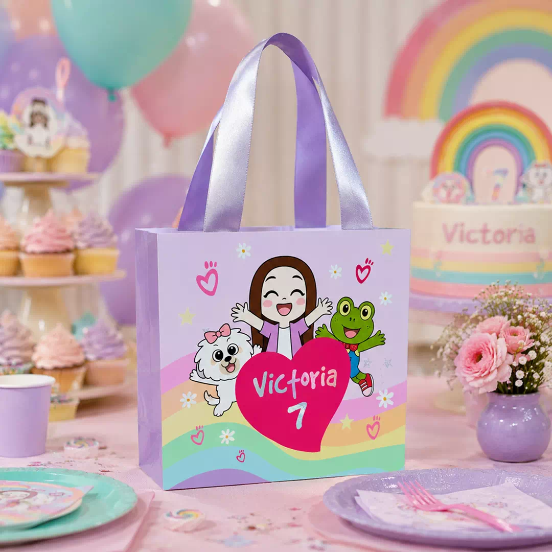 Custom Cartoon Character Personalised Goodie Bag – Personalised Party Favour Bags UAE