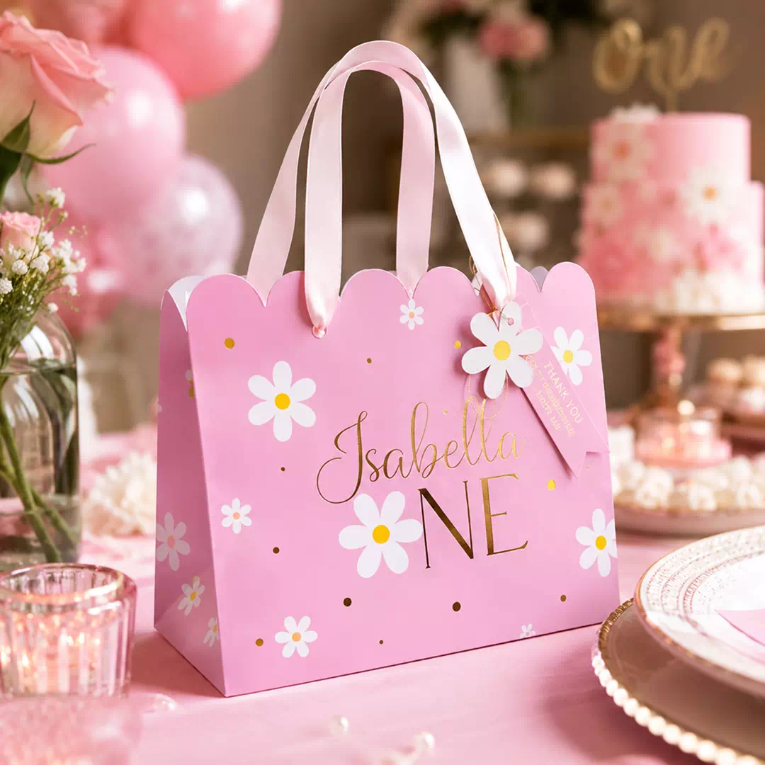 Custom Daisy Personalised Name Goodie Bag – Personalised Party Favour Bags UAE - Image 4