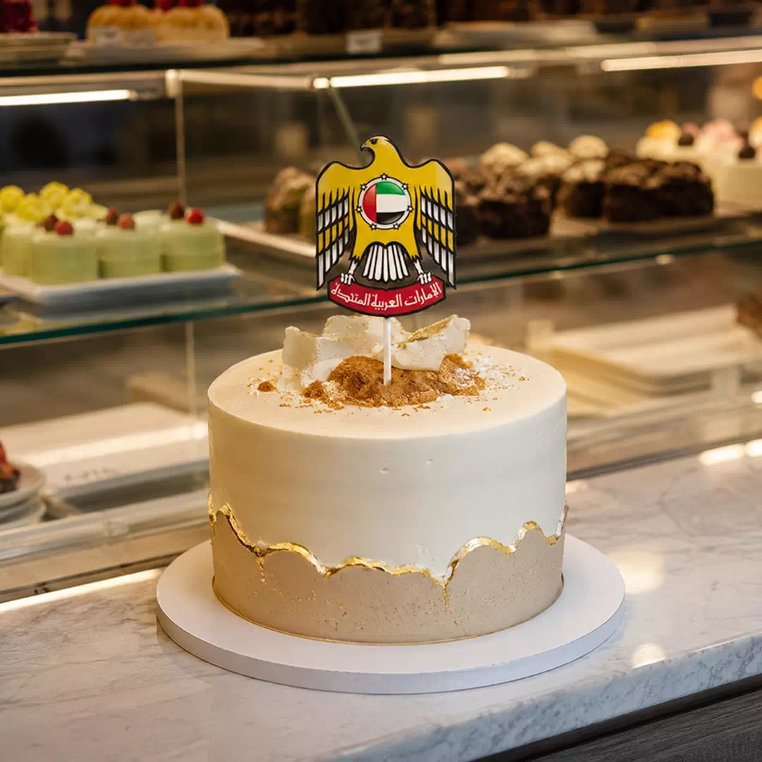UAE Coat of Arms National Day Acrylic Cake Topper - Image 2