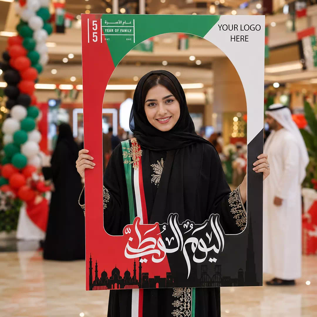 UAE Year of Community National Day Portrait Handheld Selfie Frame