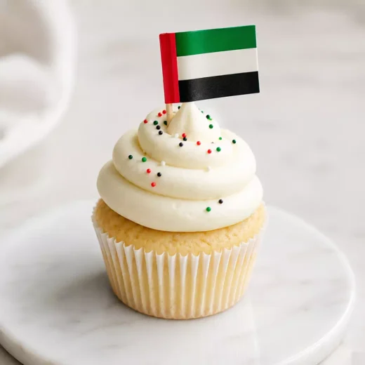 UAE National Flag Cupcake Topper