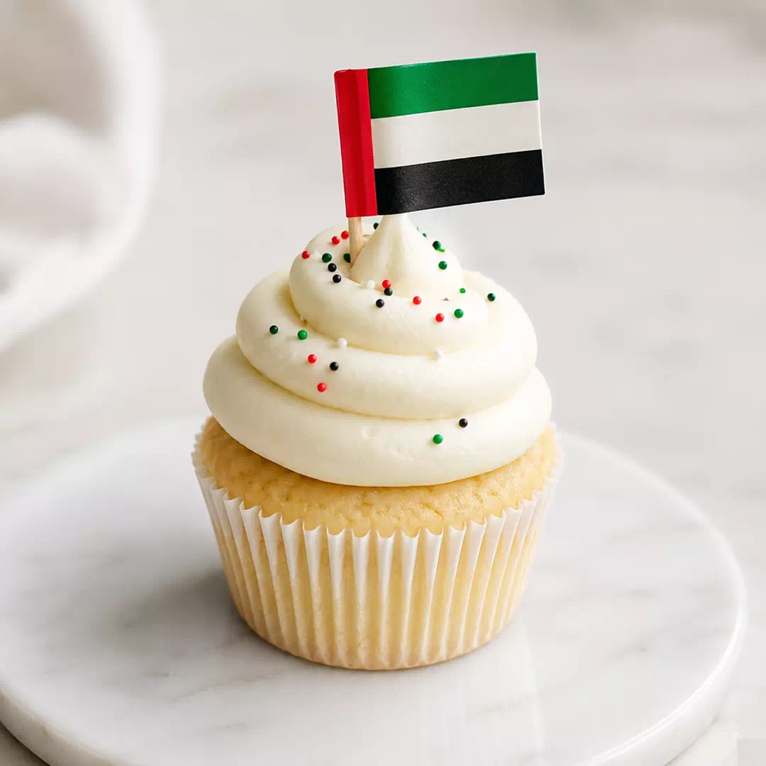 UAE National Flag Cupcake Topper