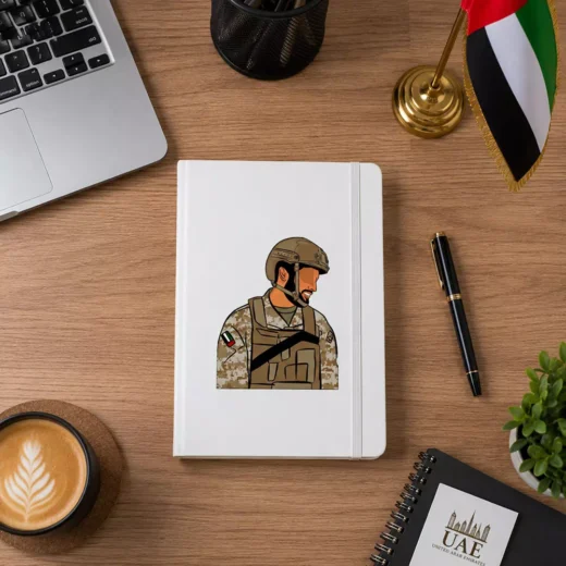 UAE Armed Forces Soldier Heritage Tribute Notebook